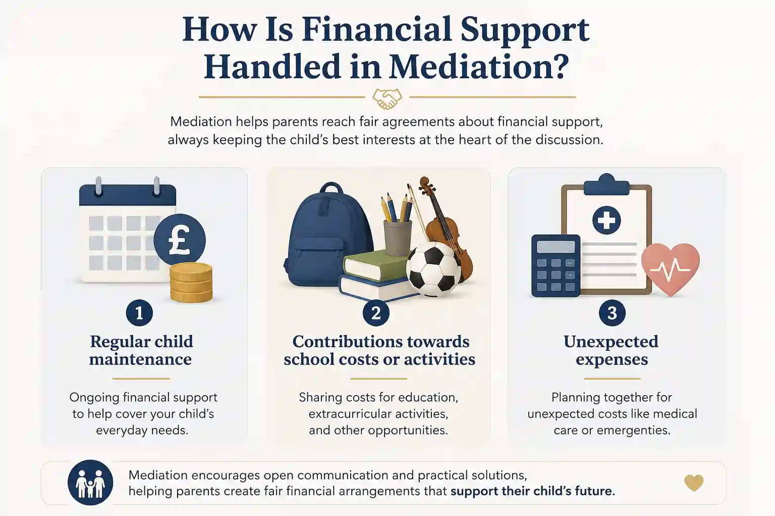 How Is Financial Support Handled in Mediation Worcester
